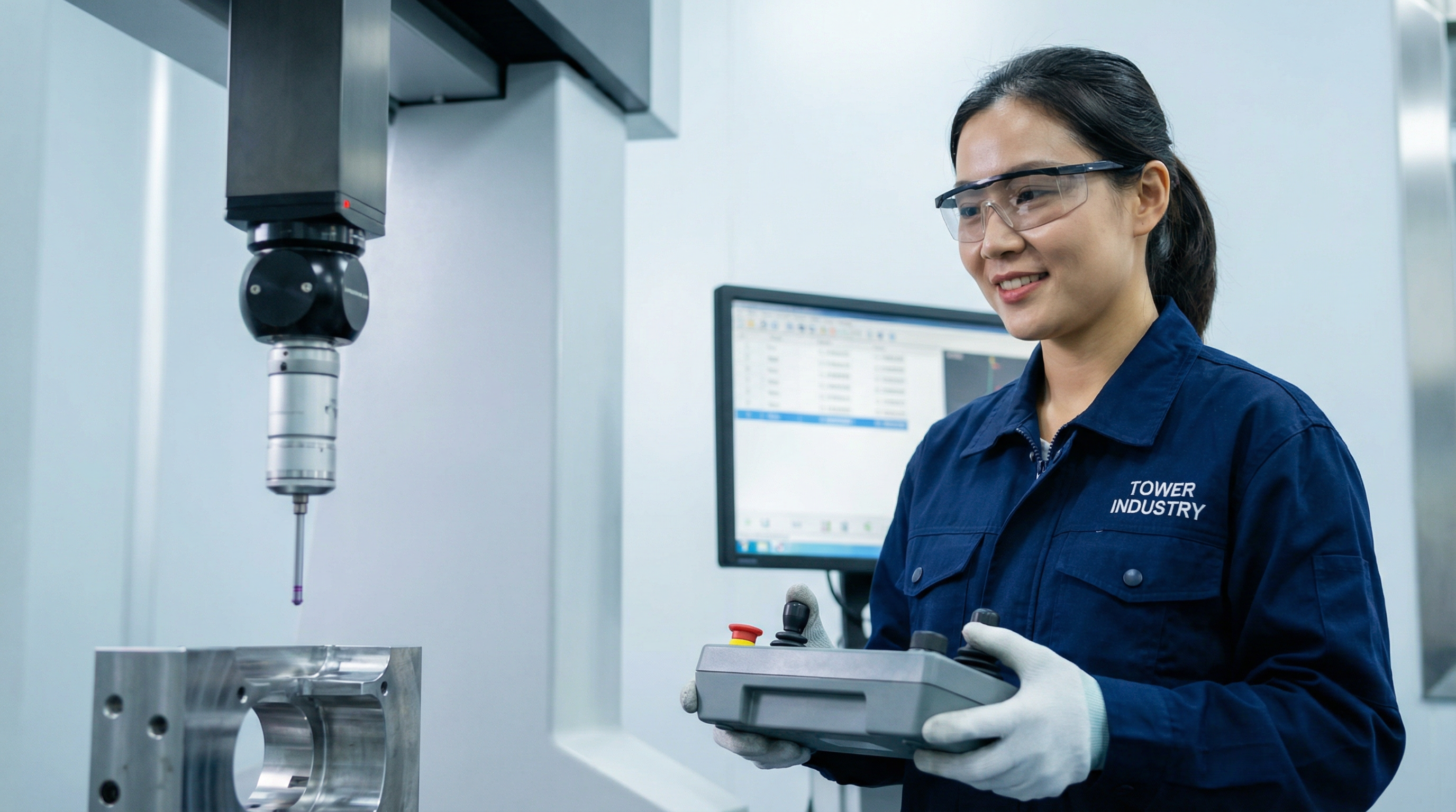 Engineer with TRUMPF Machine